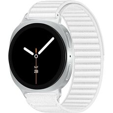 Galaxy Watch8 | 40 мм | Silver | Fabric/White | M/L, Размер: 40 мм, Цвет: Silver, Тип ремешка: Fabric, Цвет ремешка: White, Размер ремешка: M/L, Подключение часов: Bluetooth / Wi-Fi
